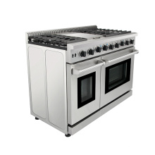 New listing, Stainless steel freestanding cooking burner gas range, for kitchen